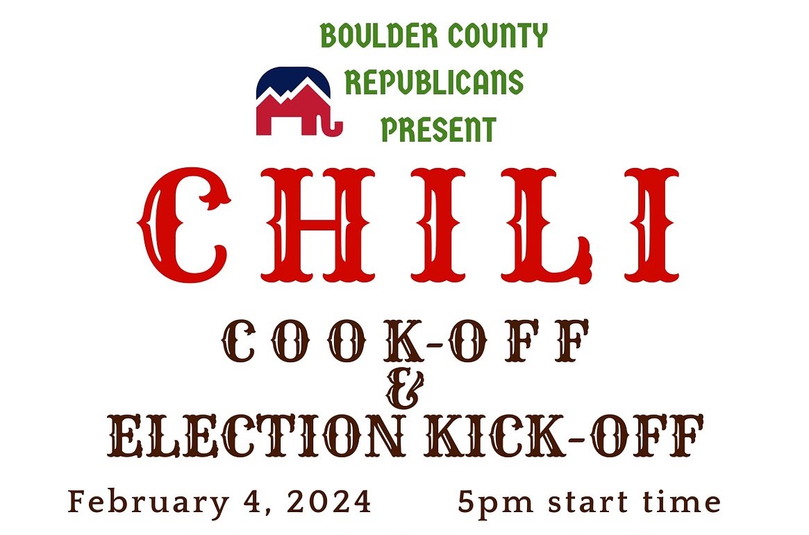 BCR Chili Cook-Off & Election Kick-Off – Boulder County Republicans